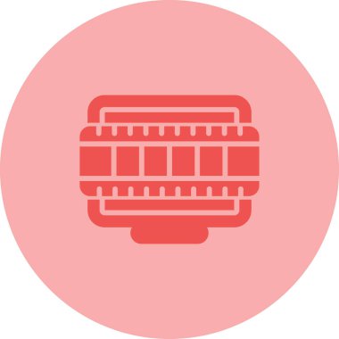 Masaüstü Bilgisayar Web simgesi vektör çizimi