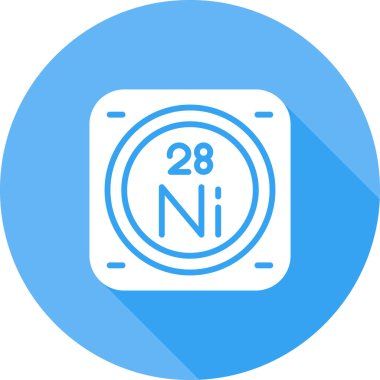 Nikel kimyasal element simgesi, basit satır biçimi