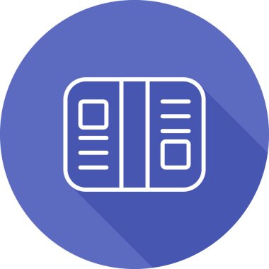 kitap simgesi, vektör illüstrasyonu