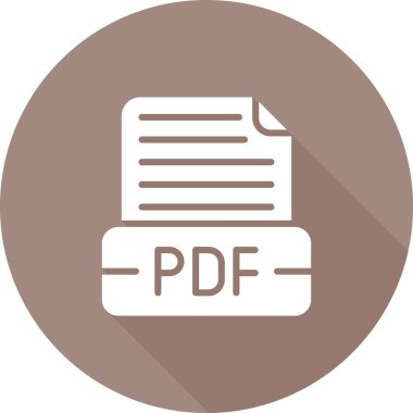 pdf dosya biçimi vektör illüstrasyonu