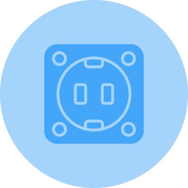 güç simgesi vektör illüstrasyonu