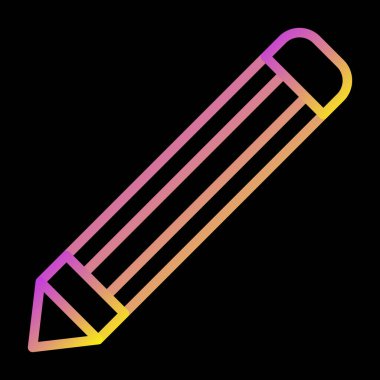 kalem simgesi vektör illüstrasyonu