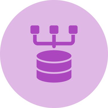 Sunucu simgesi, vektör illüstrasyonu