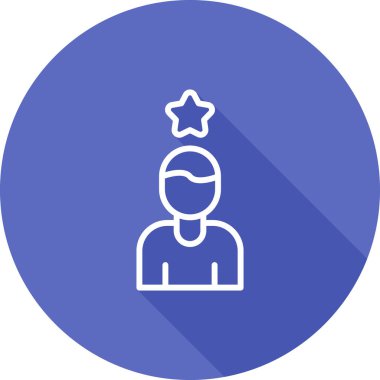 İnsan simgesinin vektör illüstrasyonu