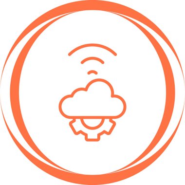 Bulut Teknolojisi. Web simgesi