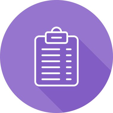 Belge. Web simgesi basit illüstrasyon