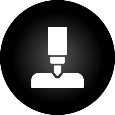 Mikrofon simgesinin vektör illüstrasyonu