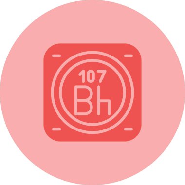 metal kimyasal element simgesi, basit satır biçimi