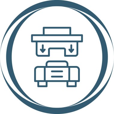 Modern b 'nin vektör illüstrasyonu eksik simgesi