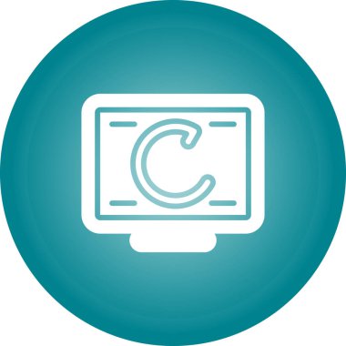 Vektör simgesi bir dizüstü bilgisayar