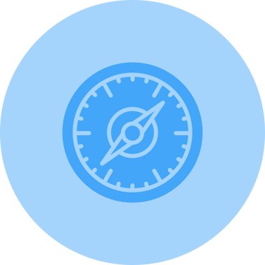 pusula simgesi, vektör illüstrasyonu