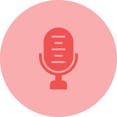 microphone icon web simple illustration