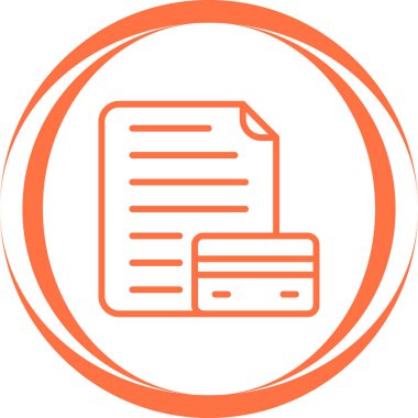 Dosya biçim simgesinin vektör illüstrasyonu