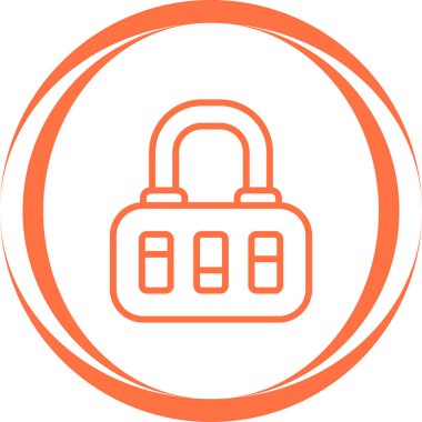 ikon vektör illüstrasyonunu kilitle