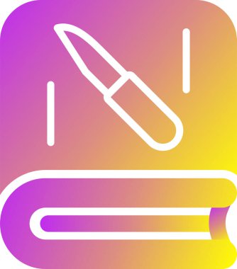 Beyaz arkaplanda izole edilmiş renkli kalem simgesi. Kalem çizimi. çizim ve eğitim araçları. Ofis aletleri sembolü. Değişken rastgele dinamik şekiller. vektör illüstrasyonu