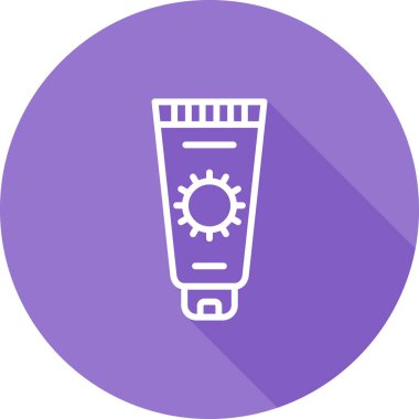 Modern saç simgesinin vektör illüstrasyonu