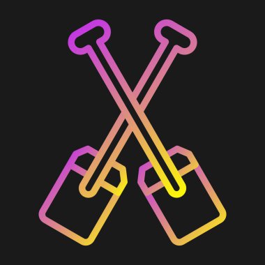 boya silindiri ve fırça rengi simgesi vektörü.