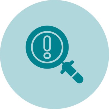 vektör büyütme cam simgesi