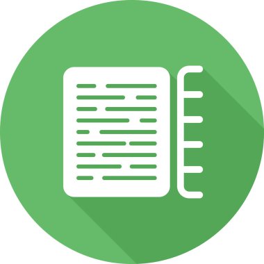 Belge. Web simgesi basit illüstrasyon