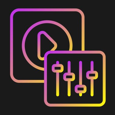 seo modern simgesinin vektör illüstrasyonu