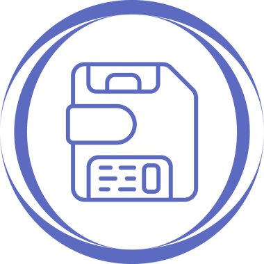 Bir gaz simgesinin vektör illüstrasyonu