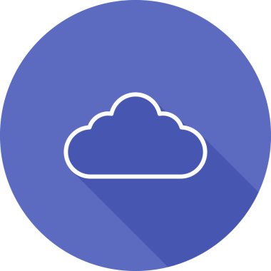 bulut bilgi işlem izole simgesi