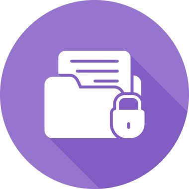 Dosya. Web simgesi basit illüstrasyon