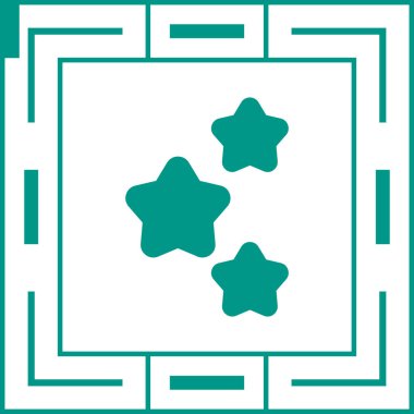 yıldız simgesi vektör illüstrasyonu