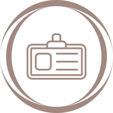 Evrak çantası simgesinin vektör illüstrasyonu