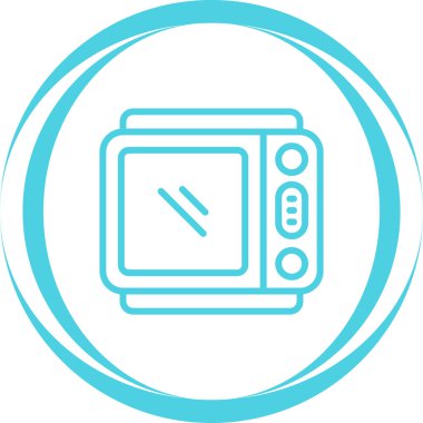 Elektronik aygıtların basit simgesi, vektör illüstrasyonu