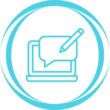 Modern eğitim ikonunun vektör illüstrasyonu