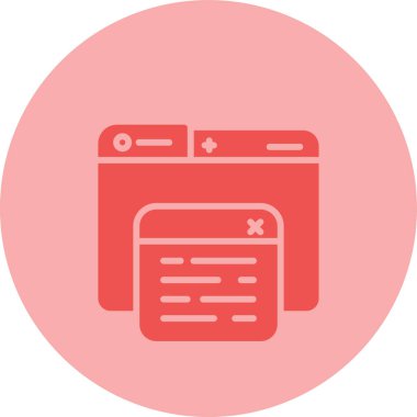 Web simgesi vektör illüstrasyonu