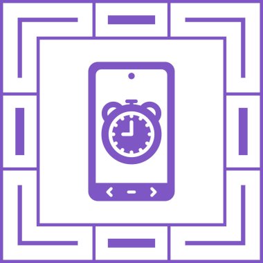 Vektör akıllı telefon simgesi illüstrasyonu