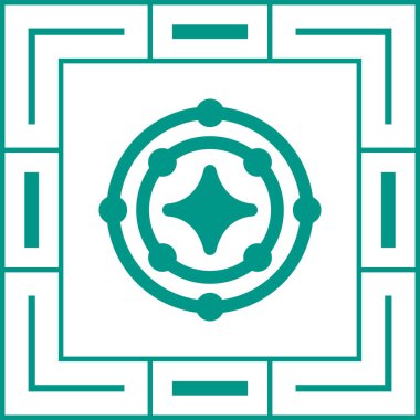 Ana hatları Çin fener simgesi