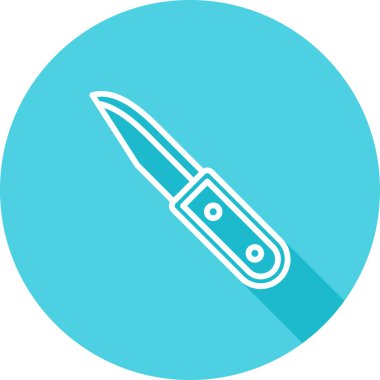 Bıçak. Web simgesi basit illüstrasyon