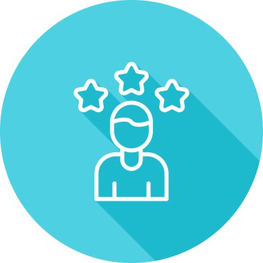 yıldız simgesi vektör illüstrasyonu