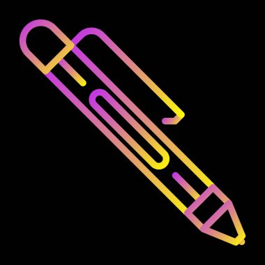 kalem simgesi vektör illüstrasyonu