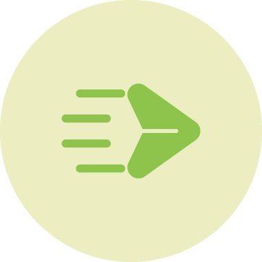 Ok. Web simgesi basit illüstrasyon