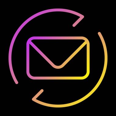 e- posta simgesi, vektör illüstrasyonu