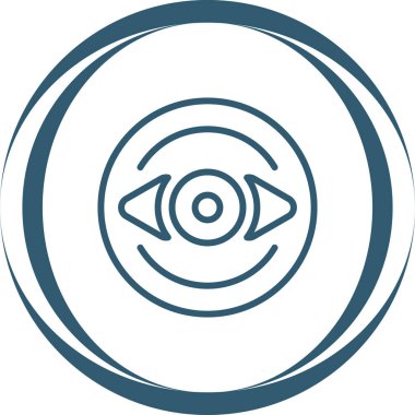 Göz. Web simgesi basit tasarım
