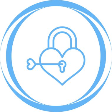 ikon vektör illüstrasyonunu kilitle