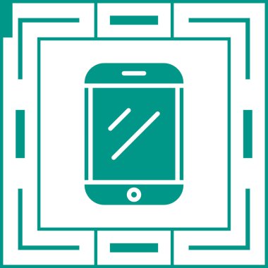 akıllı telefon simgesi vektör illüstrasyonu