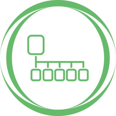 Veri Merkezi simgesini, vektör çizim