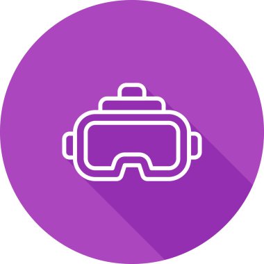 Vr. Web simgesi basit illüstrasyon