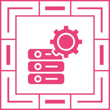 Projeniz için vektör ayarı simgesi