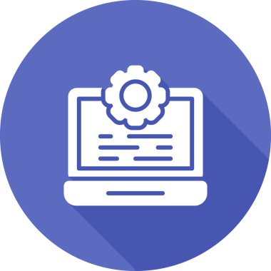 Seo simgesinin vektör illüstrasyonu