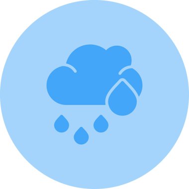 Bulut. Web simgesi basit illüstrasyon