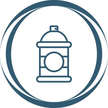 Benzersiz fener vektör çizgisi simgesi