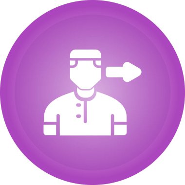 Eşsiz Bilimadamı Vektör Kabartma Simgesi