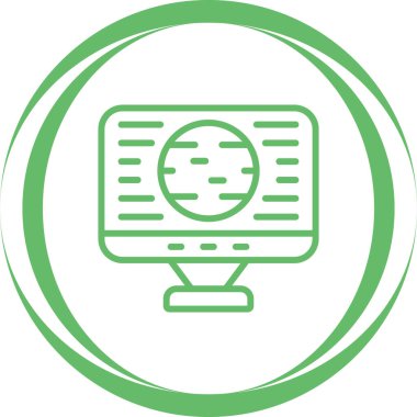 seo modern simgesinin vektör illüstrasyonu